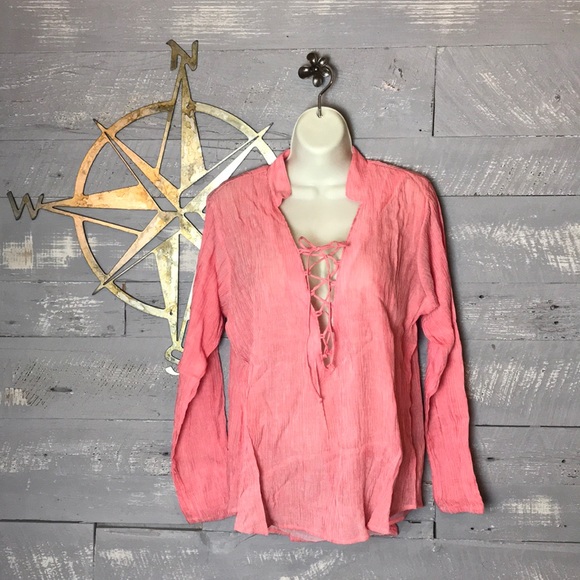 New! Buckle black textured lace up top - Picture 3 of 8